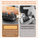 Jinkairui Súng Massage 4 đầu Fascia Gun chuyên nghiệp Rung Máy Massage Cầm Tay 4 Đầu Mát Xa Thư Giãn Cơ Thư giãn cơ mạnh — ảnh 5