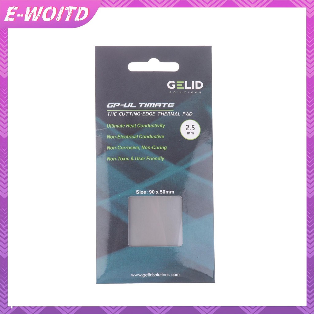 E-woitd Đa Kích Thước GP-Ultimate 15W / MK Tấm Nhiệt CPU / GPU Đồ Họa Bo Mạch Chủ Tấm Nhiệt Silicon Mỡ Miếng Lót Tản Nhiệt HNVN
