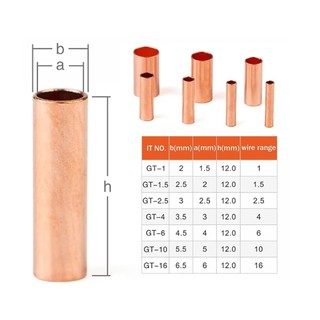 【COD】Bộ 250 Đầu Cos Đồng Nối Dây Ống Nhỏ Nhiều Size, Uốn Dễ Dàng, Chống Gỉ, Dẫn Điện Tốt