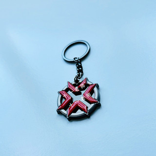 Hợp đồng Valorant Merch VCT Pháo hoa Móc khóa kim loại Mặt dây chuyền Valorant Hình Cosplay