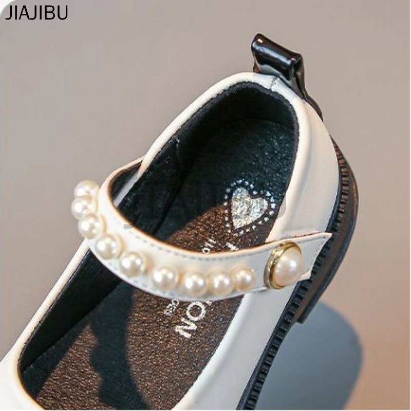Giày Công Chúa Lolita Đế Mềm Phối Màu Dễ Thương Kiểu Nhật Bản Dành Cho Bé Gái Korean Fashion High Quality Kids Anti-slip Round Toe Cosplay Black/khaki Platform Mary Jane Small Leather Shoes Giày Khiêu Vũ Đính Cườm Cổ Điển Của Pháp