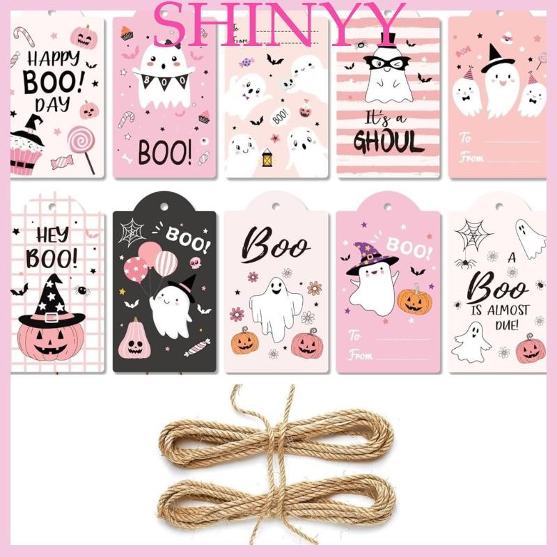 SHI Chống Thấm Nước Halloweens Trang Trí Tiệc Bộ 50 Tông Treo Trang Trí Có Họa Tiết Nổi