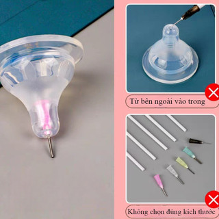 【BabyJoy】Dụng Cụ Đục Lỗ Núm Ty,Đục lỗ núm ti,Kích To Núm Ty Dụng Cụ Đục Lỗ Núm Ti,Giúp sữa chảy thuận