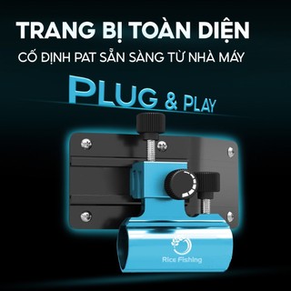 Thùng câu đài V5 Rice Fishing chân địa hình dung tích 30L phiên bản mới KK-62