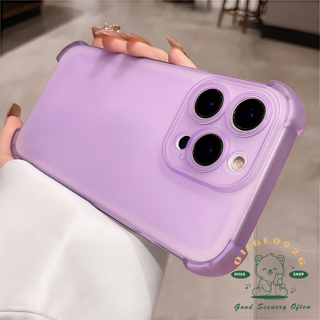 Túi khí mờ chất lỏng Vỏ điện thoại iphone16 Pro Max 15 14 13 12 11casing cho vỏ iPhone Vỏ mềm silicon TPU chống sốc