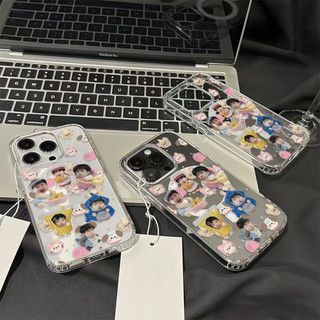 Ốp điện thoại hoạt hình Shatou Avatar cho iPhone16 15 14 11 13 12 X XS Pro Max XR Mini Xr 7 8 Plus Vỏ bảo vệ từ tính chống sốc trong suốt không màu vàng