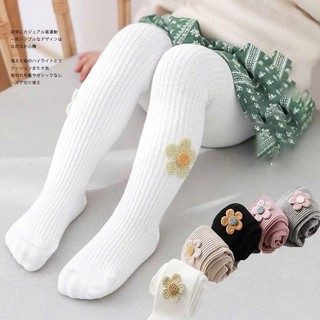 1-8Y Quần tất có bàn hoa cúc hàng QC cho bé gái