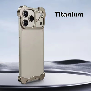 [JLK] Ốp Điện Thoại Cản Kim Loại lrregular Cho IPhone 16 15 14 Plus 13 12 Pro Max Có Bảo Vệ Phim Ống Kính Vỏ Chống Sốc Hợp Kim Nhôm Trần