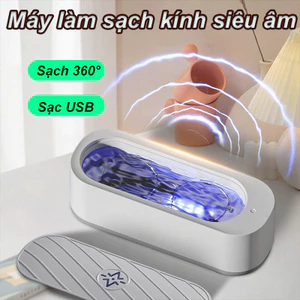 Máy Rửa Mắt Kính, Máy làm sạch kính siêu âm đa chức năng，Làm sạch sâu 360°，có thể sạc lại USB