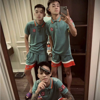 Bộ Thể Thao Uni Lo Vải Gai Double - Six. Set Mùa Hè Chất Lưới Gai Thấm Hút Mồ Hôi