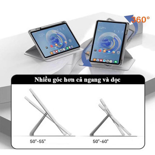 Ốp Samsung Tab chống sốc, xoay đa năng, có khe bút – Dành cho S7 S8 S9 S10 S11 FE A9 A9+ A11 A11+ 8.7 11 12.4 13 inch
