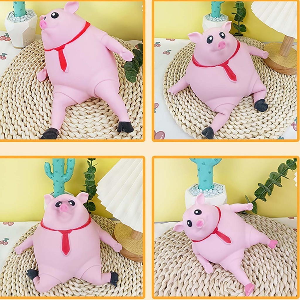 Đồ chơi squishy Giảm Stress Hình Heo Hồng Dễ Thương Cho Bé heo dẻo đồ giảm stress đồ xả stress xả stress