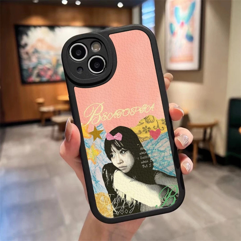 DY-1 Singer Beabadoobee Ốp Lưng Điện Thoại Iphone 16 17,15 14 Pro Max 13 12 11 Mini Xs Puls Da Cừu Silicon Bao