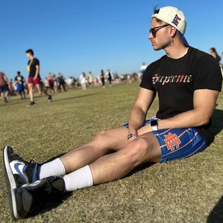 Eric Emmanuel Đồng Thương Hiệu New York Knicks Quần Short Thường Ngày Của Mỹ Orlando Magic Team Los Angeles Lakers Chicago Bulls Huấn Luyện Thể Dục Nam Nữ Cơ Thể Thao Khu Phố EE Lưới Thoáng Khí Quần Thời Trang Đường Phố