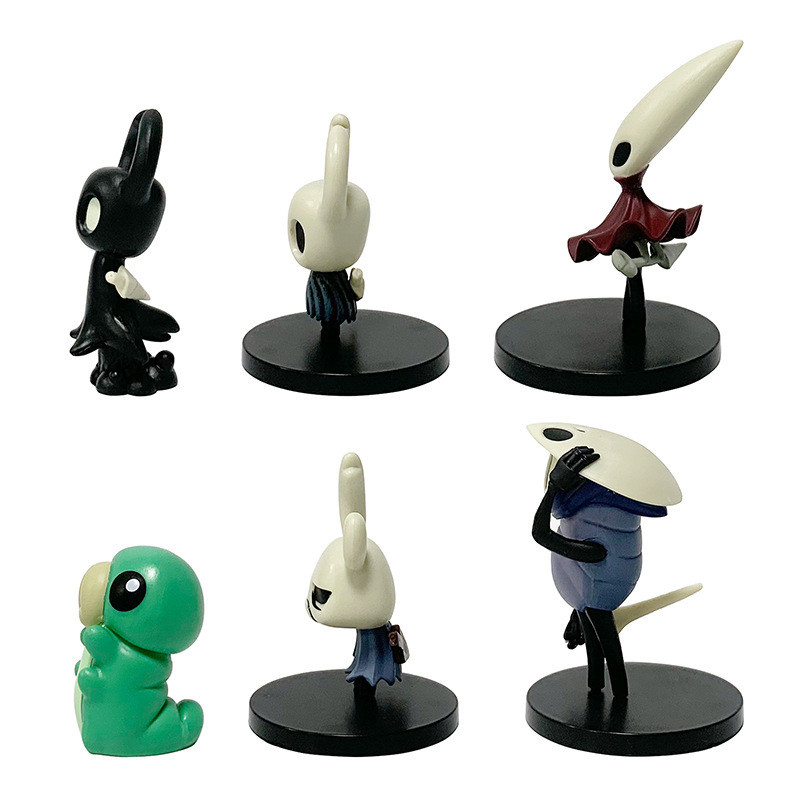 6 Cái / gói Hollow Knight Silksong Hình 6-8cm Hornet Mô Hình Chơi Game Ngoại Vi Máy Tính Để Bàn Đồ Trang Trí Đồ Chơi Trẻ Em