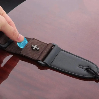 Dây Đàn Guitar Điện Acoustic Dân Gian Guitarra Dây Đeo Vintage Chữ Thập Cá Tính Dây Đàn Guitar Chọn Túi Đàn Guitar Phụ Kiện