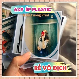 Combo 100 ảnh 6x9 ép plastic tràn viền