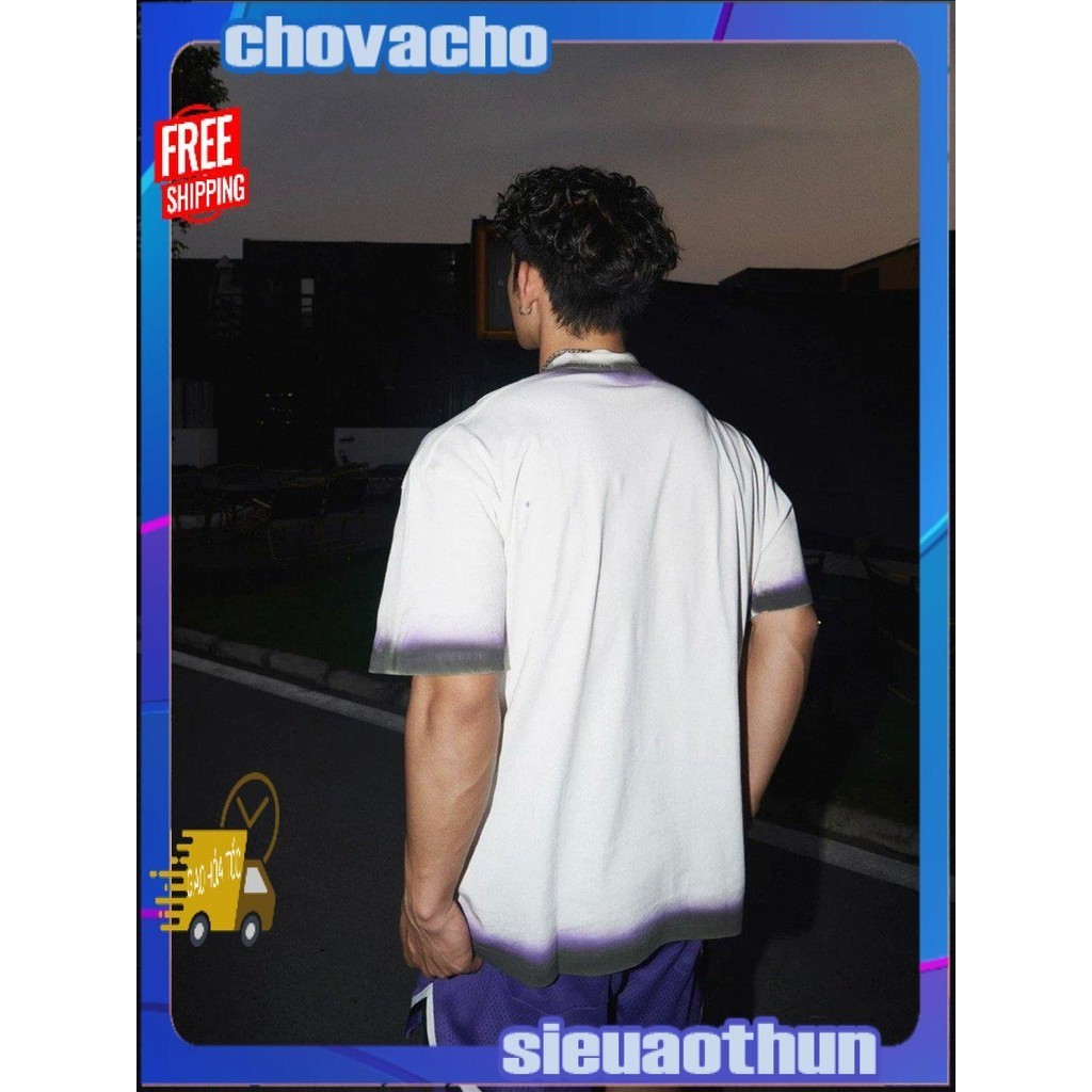 Áo thun Stee Cổ tròn SPAINT UNLOSE ICVCVNI Unisex