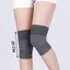 Nẹp đầu gối nén CHEESELY, Miếng đệm đầu gối thể thao bằng vải Cotton co giãn, Nén ấm áp Màu đen sọc sọc Thiết bị tập thể dục ngoài trời