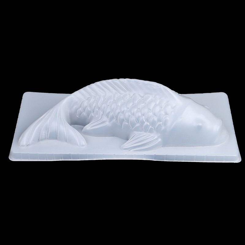 < Beartwo > 1 Khuôn Làm Bánh Silicon Cá Chép Koi Sáng Tạo 3D Xà Phòng Làm Khuôn DIY Dụng Cụ Nướng Bánh Đẹp