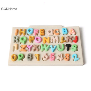 Gcdhome Silicone Chữ Số Fondant Khuôn Bánh DIY Sugarcraft Sô Cô La Nướng Trang Trí HOT