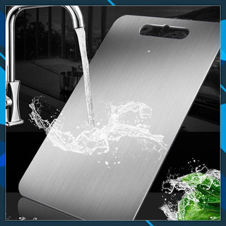 Thớt inox 304 KHÁNG CHỐNG KHUẨN KHÔNG MÙI, Thớt inox KHÁNG KHUẨN SIZE TO 34CM dày 2 ly