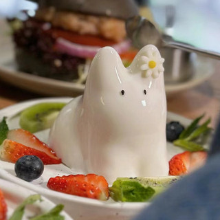 Ba Chiều Mèo Sữa Thạch Khuôn Thỏ Khủng Long Lắc Thạch Khuôn Silicon Hoạt Hình Pudding Mousse Máy Xay Bánh