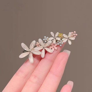MAUROPOLI [Hàng có sẵn] Kẹp tóc hoa tráng men siêu cute, phù hợp mũ nón nữ