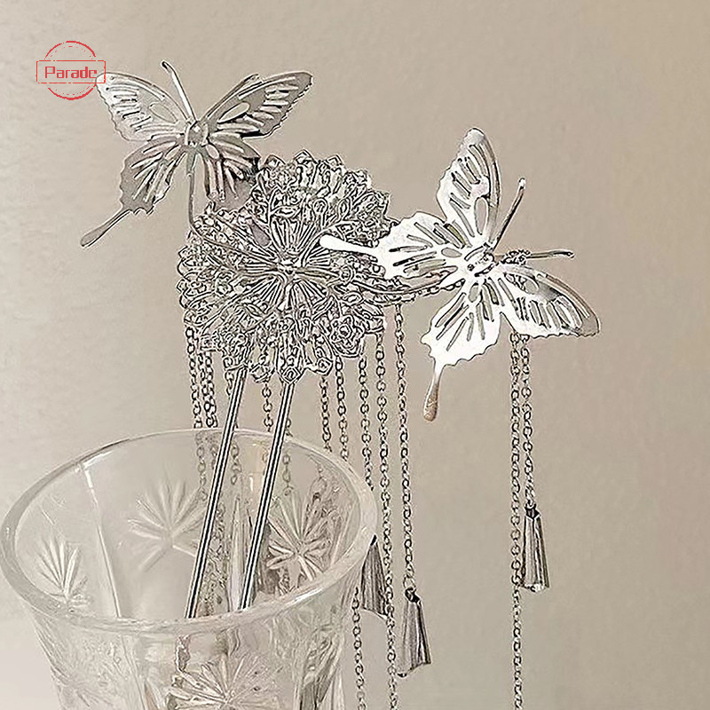 Cuộc diễu hành Phong Cách Cổ Đại sel Bước Lắc Kẹp Tóc Dính Trung Quốc Hanfu Tóc Trang Trí Mũ Đội Đầu Phụ Kiện Tóc Chân Tóc VN