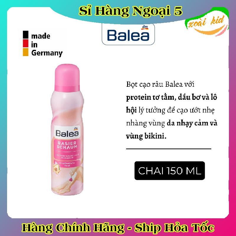 (ĐỦ BILL CÓ CHE TÊN) BỌT CẠO LÔNG BALEA CHO TOÀN THÂN VÀ BIKINI ĐỨC | BigBuy360 - bigbuy360.vn