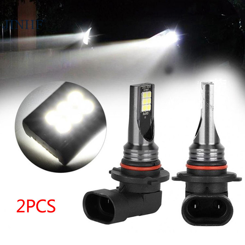 Jinhf 2 Chiếc H8 H11 Đèn Led Led Siêu Sáng Đèn Sương Mù Ô Tô Lái Xe Ngày Chạy Bộ HOT