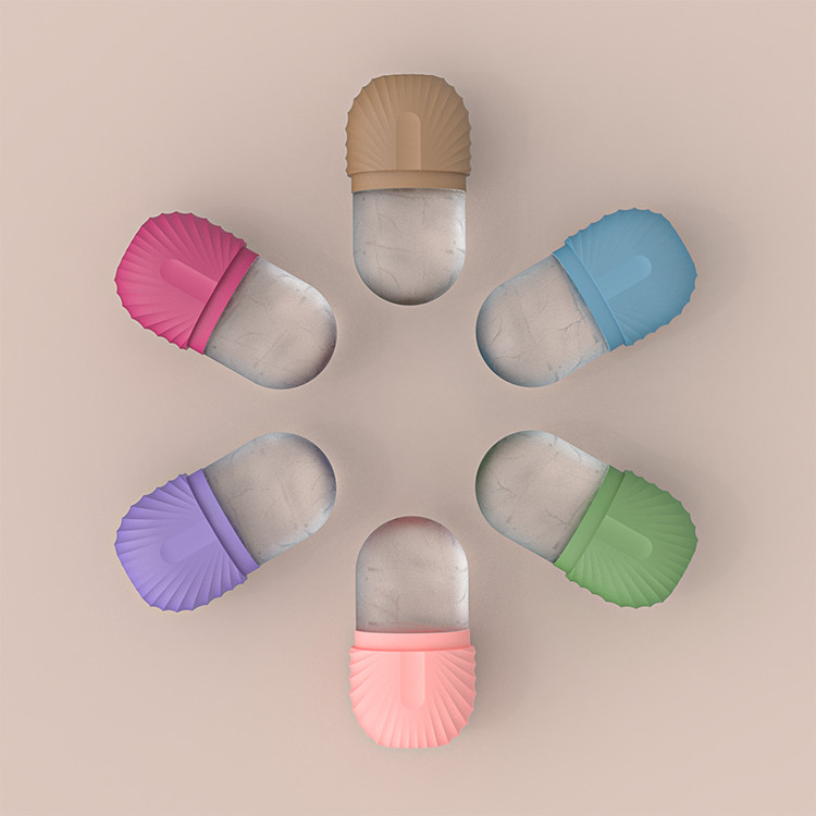 Silicone Ice Face Roller Chăm Sóc Da Làm Đẹp Nâng Đường Viền Dụng Cụ Khay Đá Quả Cầu Bóng Máy Mát Xa Mặt