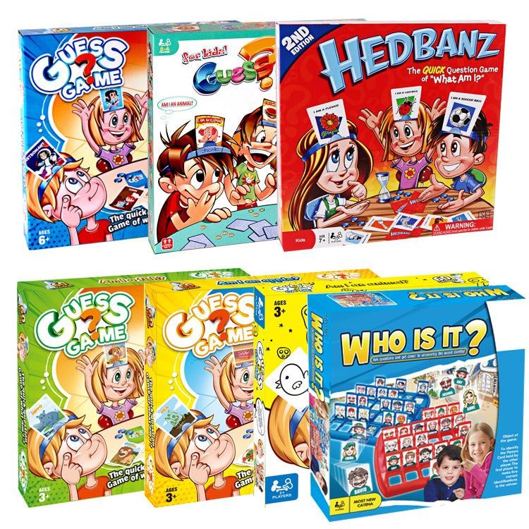Đoán Thẻ Tư Duy Logic Đoán Tôi Là Ai Tôi Đeo Thẻ Trẻ Em Board Game Đoán ...