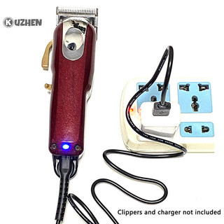 Kuzhen 8148 / 8591 / 8504 Tông đơ cắt tóc điện Nguồn điện Dây cáp sạc USB màu đen HOT