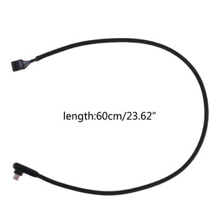 Charmantcc1 Bo mạch chủ cáp USB được bảo vệ USB 9Pin sang TypeC Truyền dữ liệu liền mạch