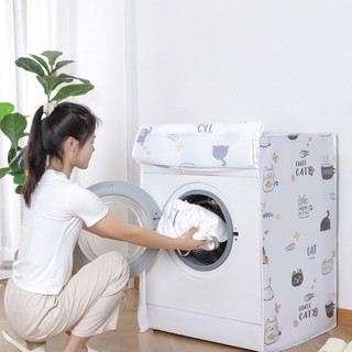 Bọc Máy Giặt Cửa Ngang Cửa Trên Loại Dày Chống Bụi Chống Nước, Áo Trùm Máy Giặt 7 8 9 10kg Che Phủ Kín Thân Máy SUNND
