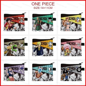One Piece Luffy Trẻ Em Hoạt Hình Anime Ví Đựng Tiền Xu Ví Đựng Thẻ ID Tín Dụng Đựng Túi Tai Nghe Túi Bé Trai Ví