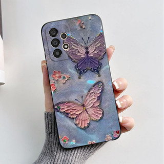 Dành Cho Samsung Galaxy A33 A53 A73 5G Vỏ Thiết Kế Mới 2024 Họa Tiết Silicon Mềm Cho Samsung SM-A336E SM-A536B SM-A736B Vỏ