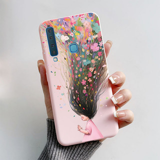 Dành Cho Samsung Galaxy A9 2018 Ốp Lưng Thiết Kế Mới Sơn Bướm Bảo Vệ Mờ Cho Samsung A9 2018 SM-A920F / DS A9 Ngôi Sao Vỏ Điện Thoại