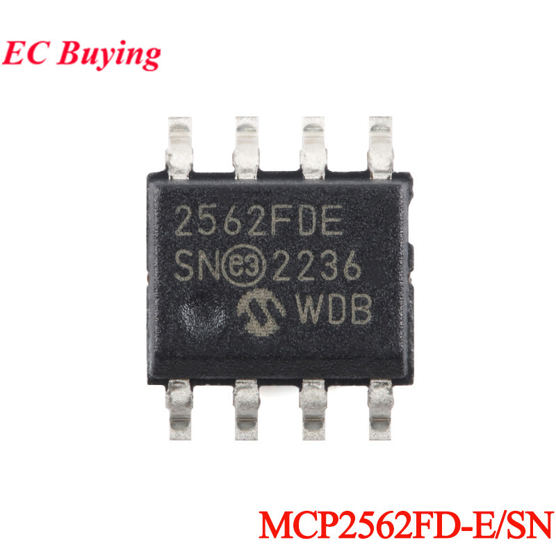 1 Cái-5 Cái / MCP2562 MCP2562FD MCP2562FD-E / SN 2562FDE SOIC-8 Chip ...
