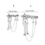 BTF Star Slip Metal Hair Clip Phụ kiện tóc lấp lánh Kẹp tóc trẻ em cho bữa tiệc