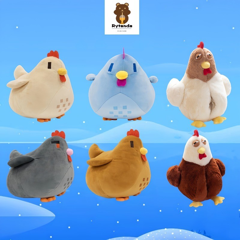 Kawaii Gà Sang Trọng Đồ Chơi Dễ Thương Stardew Valley Gà Sang Trọng Búp Bê Sáng Tạo Gà Nhồi Bông Đồ Chơi Nhiều Màu Sắc Búp Bê Gà Mềm Mại Cho Bé Làm Dịu Búp Bê Trang Trí Phòng Ngủ Trẻ Em Quà Tặng Sinh Nhật