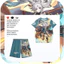 Honkai Star Rail Feixiao trò chơi quần Short Cosplay vải 3D mùa hè Áo thun Anime tay ngắn hàng đầu
