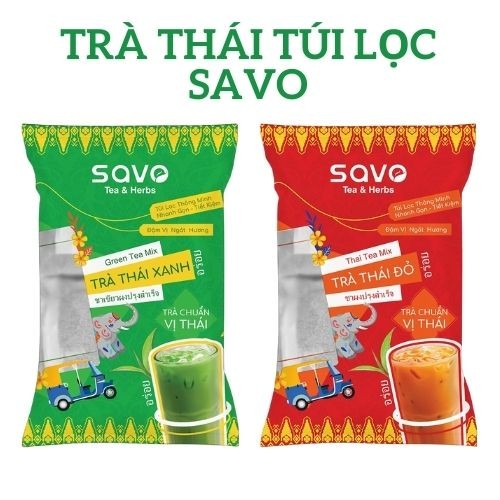 Trà Thái túi lọc SAVO gói 300g (15 túi x 20g)