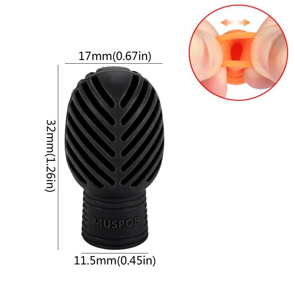 Đầu gậy trống ODAKA, Đầu thực hành cần trống im lặng bằng silicon, 2 chiếc giảm chấn Tắt tiếng Phụ kiện gõ cho người mới bắt đầu