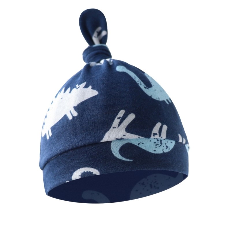 Dasbsug 1 Cái 3 Mũ Bé Thắt Nút Mũ Ấm Áp Chống Gió Trẻ Sơ Sinh Bonnet Mũ Sơ Sinh Bonnet Tắm Hiện Tại Cho Bé Trai 0-3 Tháng