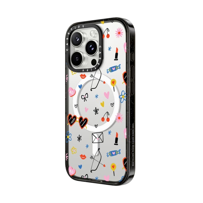 Casetify X Miếng Dán Dễ Thương Hút Từ Tính Cứng Acrylic Ốp Lưng Cho Apple IPhone 12 13 14 15 16 Pro Max Plus Có Hộp