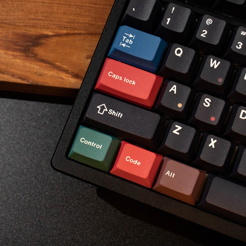 Đen Hỗn Hợp Ánh Sáng Keycaps 129 Phím PBT cherry profile Dye-Sub Keycaps Bộ Bàn Phím Cơ mx switch | BigBuy360 - bigbuy360.vn