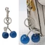Exhila Portable Blue Cherry Móc chìa khóa Phụ kiện treo độc đáo cho chìa khóa và ba lô