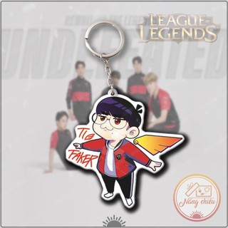 Móc khóa chibi Faker Dày In Sắc Nét 2 Mặt, Huyền Thoại T1